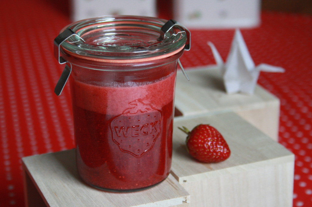 Erdbeer Sahne Pfeffer Marmelade vegan