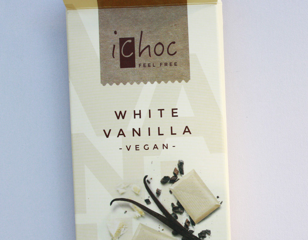 Weisse Schokolade vegan White Vanilla von ichock